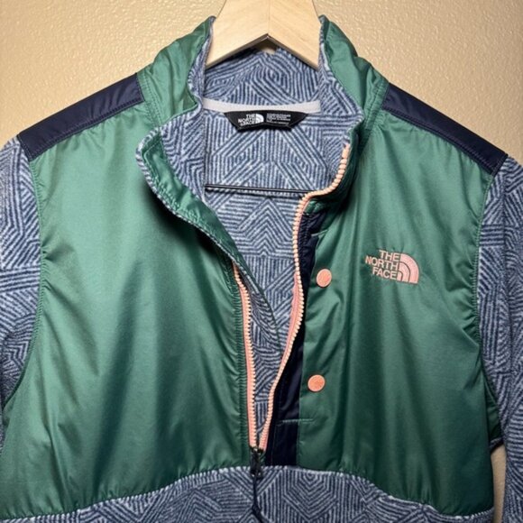 The North Face 1/4 Zip Denali Fleece Long Sleeve Pullover Women’s size Large - Picture 4 of 13